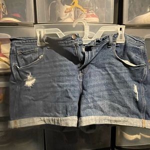 Denim shorts